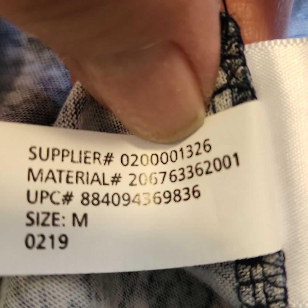 Chaps Blue and White Maxi Dress 100% Cotton Summer Dress Flowy Spring Easter - Picture 15 of 16
